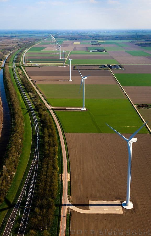 Scenic clean energy installation